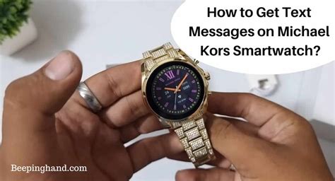 can you text back on michael kors smartwatch|How To Respond To Text On Michael K.